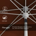 thumbnail image 3 of California Umbrella 9' Patio Umbrella in Brick, 3 of 5