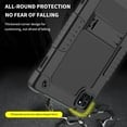 thumbnail image 3 of Fancing for Callsky-Tab Cpad 10 Tablet Case,Shockproof Kids Rugged with Kickstand Shoulder Strap Heavy Duty Hybrid Cover for Callsky-Tab Ctab 10 Tablet/for Callsky-Tab Cpad 10 10.1 inch(Black), 3 of 9