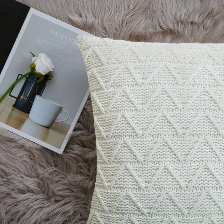 Cozy Pillow Covers Pillows for Living Room Knit Decorative Pillows for Sofa  Design Pillowcase Soft Modern Cushion Throw Pillow