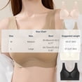 thumbnail image 3 of Yongwang Plus Size Bra for Women Seamless No Underwire Bras Comfort Soft Push Up Full Coverage Everyday Bras, 3 of 6