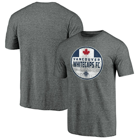 Men's Gray Vancouver Whitecaps FC Patriotic Parade Pin Tri-Blend T-Shirt