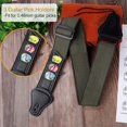 thumbnail image 4 of Sangle de Guitare Électrique Confortable pour Guitare Acoustique Basse (Vert), 4 of 4