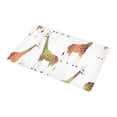 thumbnail image 3 of MKHERT Giraffe Doormat Non-slip Bath Mat Floor Mat 30x18 inch, 3 of 3