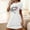 White, variant on Sakmal Oversized Nightgowns Women Lightweight Breathable Black Pajama Dress Short Sleeve Short Love Print Crew Neck Nightgowns S-2XL