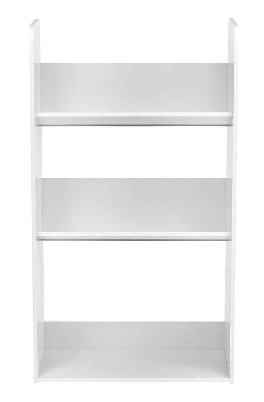 IRIS 3-Tier Tilted Shelf Book Rack, White