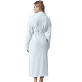 thumbnail image 4 of Elegani Plush Shawl Collar Robe for Women-White (S/M), 4 of 6