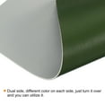 thumbnail image 3 of Uxcell 35.43"x17.72" Desk Mat Protector, PU Leather Dual Side Waterproof Mouse Pad Writing Mat for Office Home, Green, Gray, 3 of 5