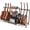 Dark brown, variant on Guitar Stand for Acoustic Multiple Guitars Holder with 3-tier Storage Shelf, Guitars Display Rack Guitar Amp Accessories with Soft-Padded Protect Multi Guitar Stand for Home Studio Music Room