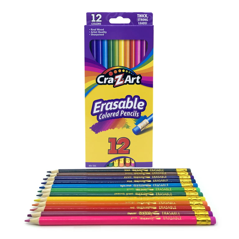  Crayola Erasable Colored Pencils, 36 Count, Art Tools