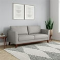 thumbnail image 3 of Threshold Middlefield Wood Base 3 Seater Sofa in Light Gray Linen, 3 of 3