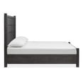 thumbnail image 3 of Magnussen Home Plum Creek Ravenwood Black King Panel Storage Bed, 3 of 9