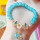 thumbnail image 4 of Pulsera de cristal de la flor de los cabritos con la joyería fina ajustable de cristal para las muchachas, 4 of 6