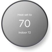 Restored Google Nest Thermostat - Programmable Smart Thermostat for Home - Charcoal (Refurbished)