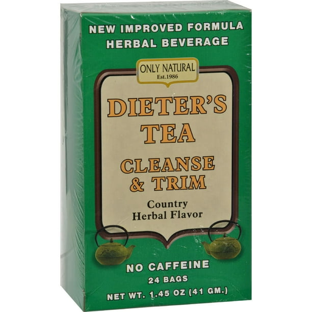Only Natural Dieter's Tea Cleanse And Trim Country Herbal 24 Tea Bags