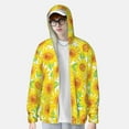 thumbnail image 2 of Gaeub Sunflowers2 Men's and Women's UPF 50+ Long-Sleeved Sun Protection Clothing, Fishing Shirt Long Sleeve Zip-Large, 2 of 7