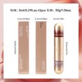thumbnail image 3 of Lip Gloss, Lip Balm, Moisturizing Double Tube Lip Oil with High Pigment and Non-Irritating Ingredients, Long-Lasting Hydrating Lip Treatment for Soft Smooth Lips, 3 of 5