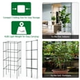 thumbnail image 6 of Spaco 4 Pack Garden Trellis for Climbing Plants for Flower Vegetable, Green Plant Support for Tomato, Flower Outdoor, 6 of 11