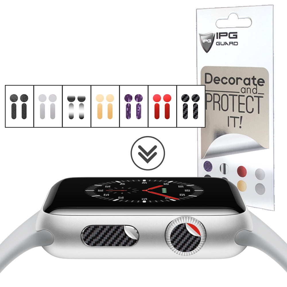 IPG for Apple Watch Crown DOT & Side Button, 28 Decals (14 DOTS + 14