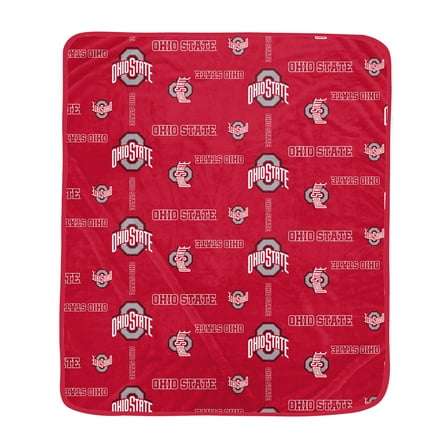 Pegasus Ohio State Buckeyes 60" x 70" Homefield Flipped Wordmark Ultra Soft Blanket