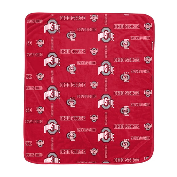 Pegasus Ohio State Buckeyes 60" x 70" Homefield Flipped Wordmark Ultra Soft Blanket