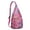 Rose-red-7, variant on Paisley Print Sling Backpack Boho Style Crossbody Bag Lightweight Adjustable Shoulder Daypack for Women Travel Hiking