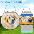 thumbnail image 2 of Labrador Puppy Dog Stained Glass Suncatcher Handmade Window Hanging Colored Glass Suncatcher Crafts Kits for Indoor Garden Decor Memorial Gift 16x16cm, 2 of 7