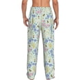 thumbnail image 7 of Salouo Honey Bees And Flowers Print Pajama Pants for Men, Lounge Pants Elastic Waistband Casual Men's sleepwear Loungewear Sleep Pajama Pant -XX-Large, 7 of 7