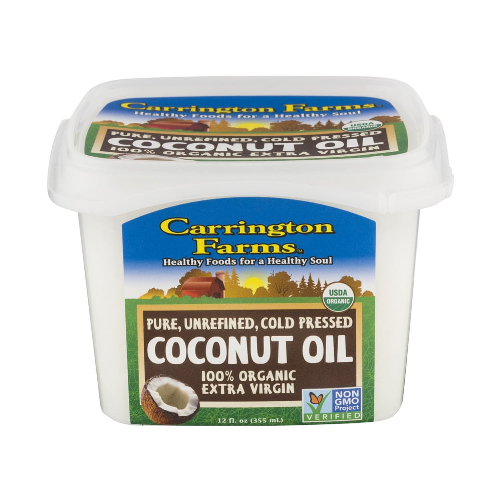 Carrington Farms 100% Organic Extra Virgin Coconut Oil, 12 oz by Carrington Farms