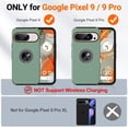 thumbnail image 2 of JZWAL-for Google Pixel 9/9 Pro Case, Slim Fit Military Grade Shockproof Case with Ring Holder Kickstand, Alpine Green, 2 of 4