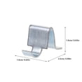 thumbnail image 2 of 10pcs Cabinet Shelf Clips Metal File Cabinet Shelf Clips Heavy Duty Shelving Supports, 2 of 2