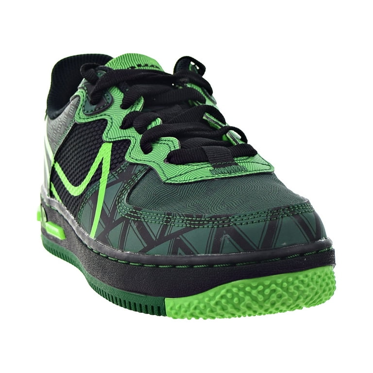 nike air force 1 green and black