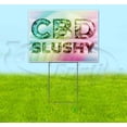thumbnail image 1 of Ice & Snow Cbd Slushy (18" x 24") Yard Sign, Includes Metal Step Stake, 1 of 6
