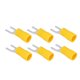 thumbnail image 5 of 300 Uds terminales de pala de horquilla aislados conector de cable tipo U de PVC de cobre para iluminación de transporte SV5.5-4, 5 of 5