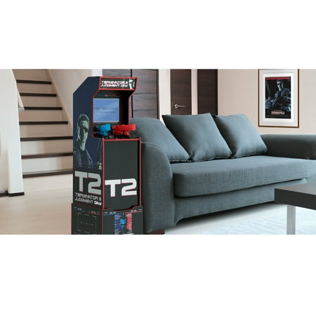 Arcade1UP Terminator 2 Judgment Day Arcade with Riser and Lit Marquee