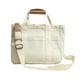 thumbnail image 2 of Bolso de mano de lino con múltiples bolsillos para mujer,Bolso de hombro tipo bandolera de gran capacidad,Bolso de mano para todo con múltiples compartimentos,Bolso cruzado, 2 of 8