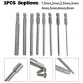 thumbnail image 5 of 1x Drill Bit Set Hex Head Wrench Screwdriver Socket 1/4inch Shank Metric 100mm, 5 of 7