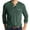 Green, variant on Men's Long Sleeve Round Neck Color Block T-Shirt for Spring Fall Winter Casual Wear,Black,L
