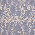 thumbnail image 2 of Zelouf Dollie Floral Satin Lurex Dot Yoryu  , Sewing, DIY, Crafts Fabric by the Yard, Dk Navy/gold, 3 Yard, 2 of 2