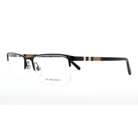 BURBERRY Eyeglasses BE1282 1001 Black 55MM