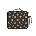 thumbnail image 3 of Sun and Moon Gothic Pattern Insulated Lunch Bag with Shoulder Strap and Bottle Holder,Bento School Lunch Bag Box,11x9.5x3.5 Inches, 3 of 5