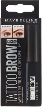 Maybelline Tattoo Brow Peel Off Semi-Permanent Eyebrow Tint - Black Brown