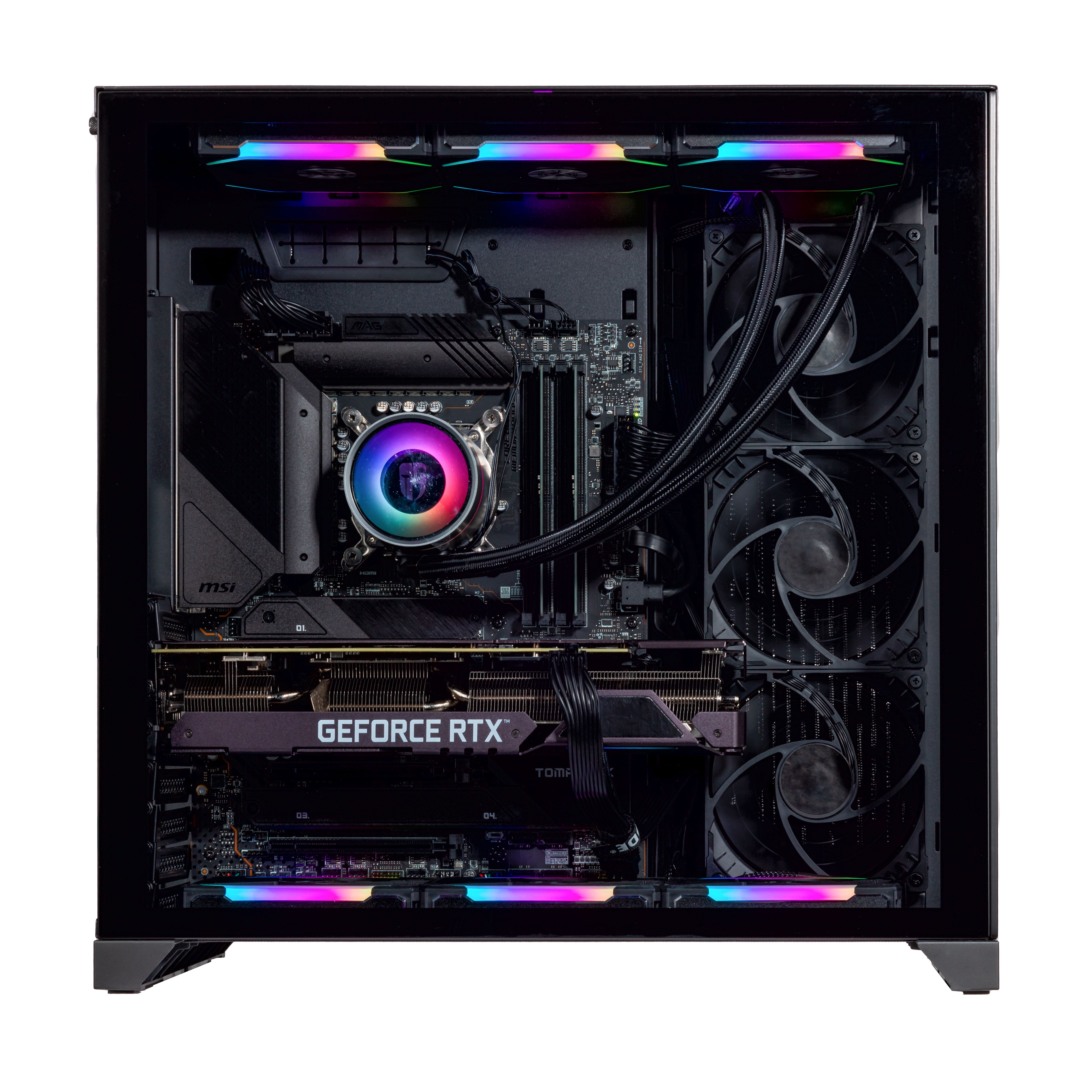 Velztorm Orix Gaming Custom Desktop (Intel i9-12900K 16-Core, GeForce RTX 3080 12GB, 32GB DDR5 4800MHz RAM, 512GB PCIe SSD + 6TB HDD, Wifi, USB 3.2, HDMI, Display Port, Win 10 Pro)