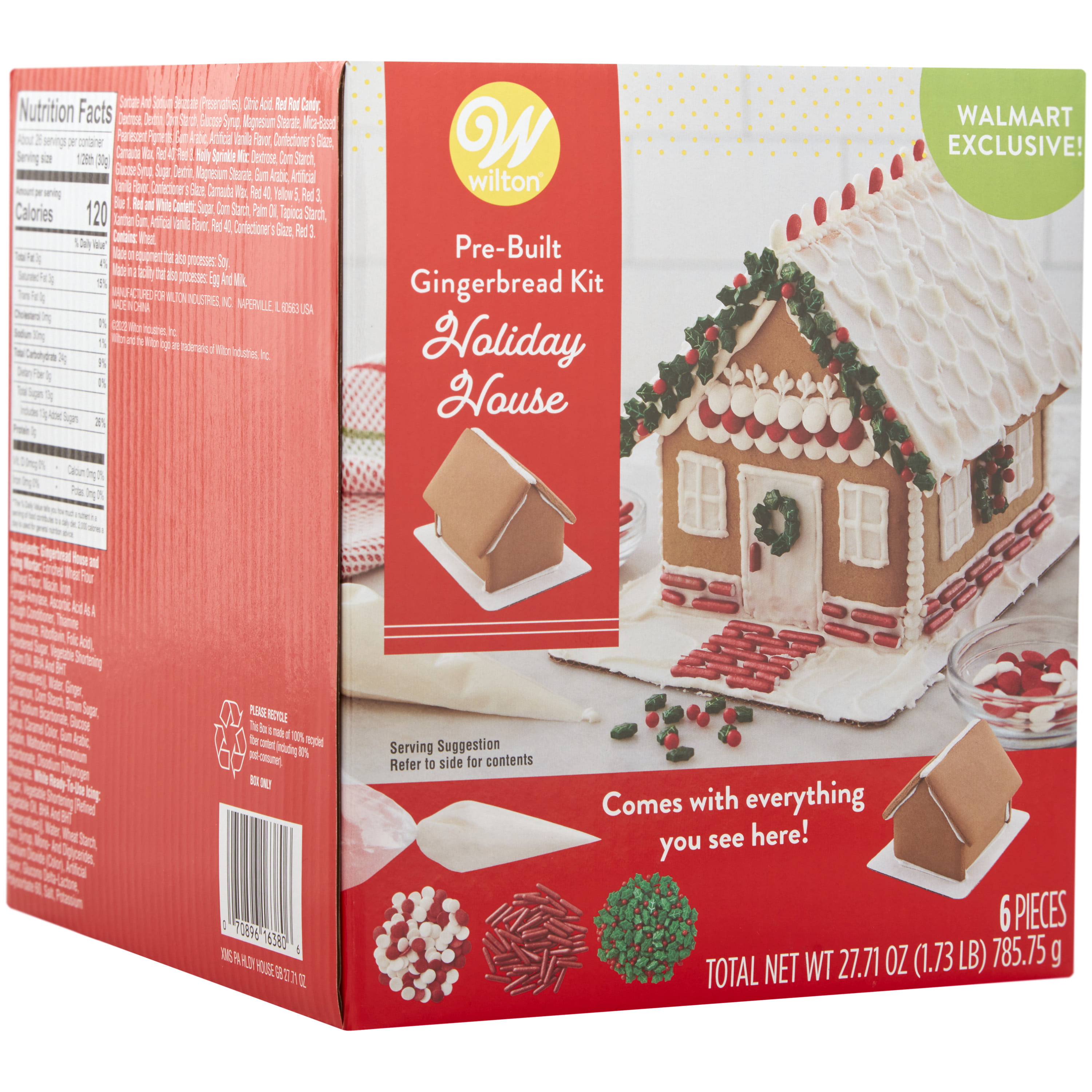 Made By Me Build and Paint Gingerbread House Craft Kit 59695 - The Home  Depot