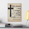 thumbnail image 4 of Scripture Walls Personalized Be Strong and Courageous Joshua 1:9 Cross Bible Verse Canvas Christian Wall Art Ready to Hang Unframed, 4 of 7