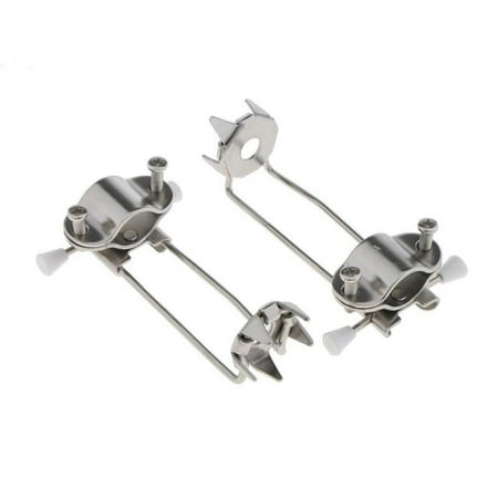 2Pcs Snow Adjustable 5 Prong Crutches Clips