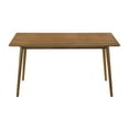 thumbnail image 5 of Westmont Santana 5 Piece Walnut Wood Dining Table Set with Charcoal Fabric, 5 of 6