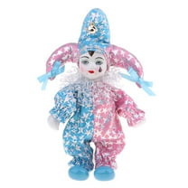 Kokiya 20cm Cute Italian Porcelain Triangel Doll with Tear in Costume Home Display