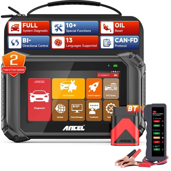 ANCEL V5 BT Bidirectional All System OBD2 Scanner w/ BM310