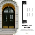 thumbnail image 2 of Shisuyan Door Latch Cover Black Stainless Steel Door Lock Security Metal Plate 1 Set, 2 of 8