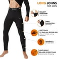 thumbnail image 7 of CL convallaria Thermal Underwear for Men Long Johns Fleece Lined Hunting Gear Set Base Layer for Cold Weather XS-4XL, 7 of 7